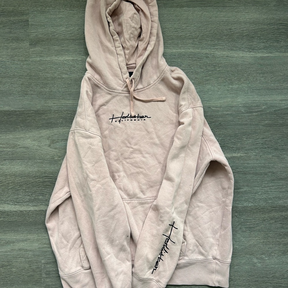 Hollister Soft Pink Fleece Hoodie